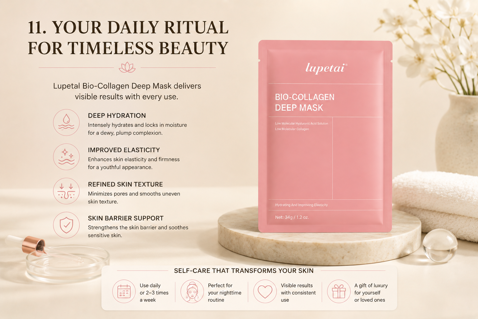 Bio-Collagen Deep Hydration Overnight Mask