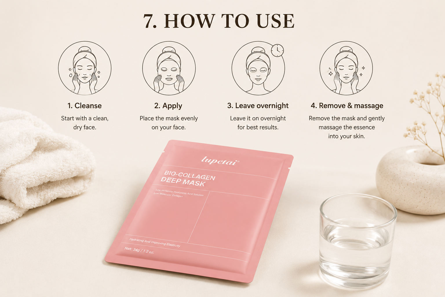 Bio-Collagen Deep Hydration Overnight Mask