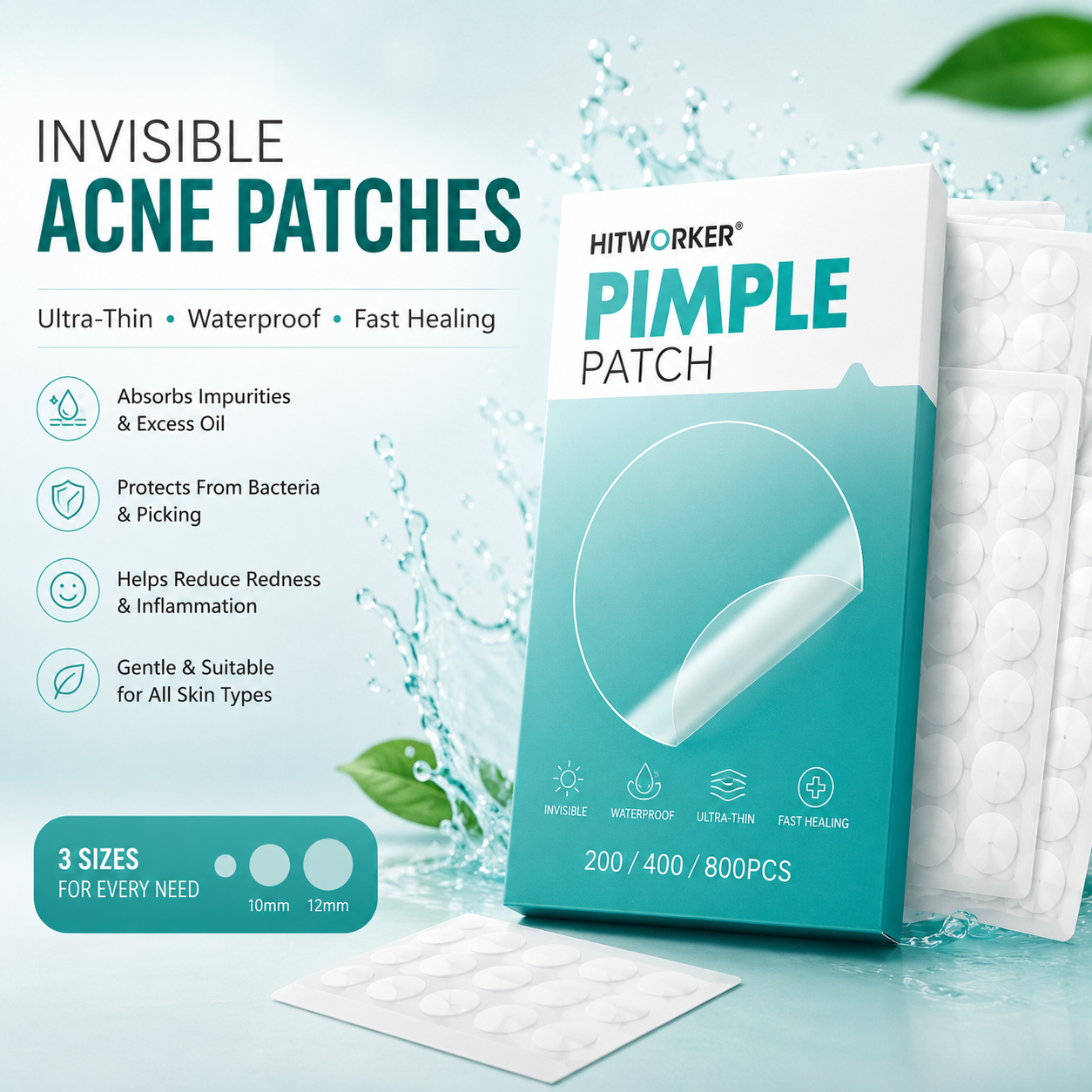 Hydrocolloid Acne Patches | Invisible Spot Stickers | Lupetal