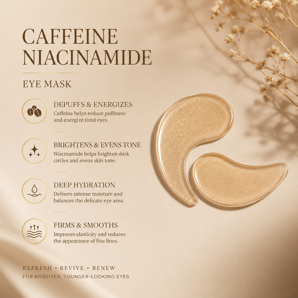 Caffeine & Niacinamide Eye Masks