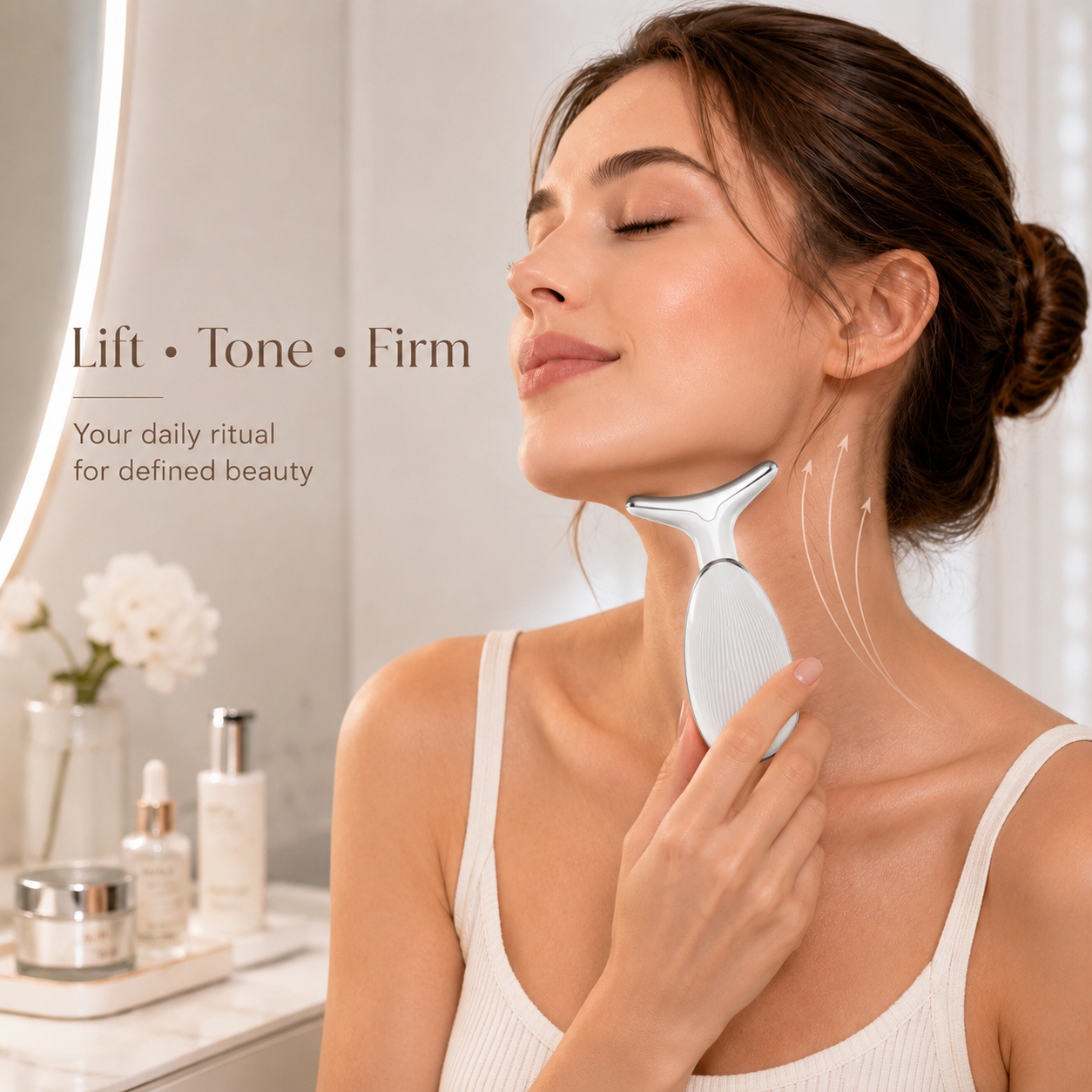 7-Color LED Neck & Face Sculpting Massager