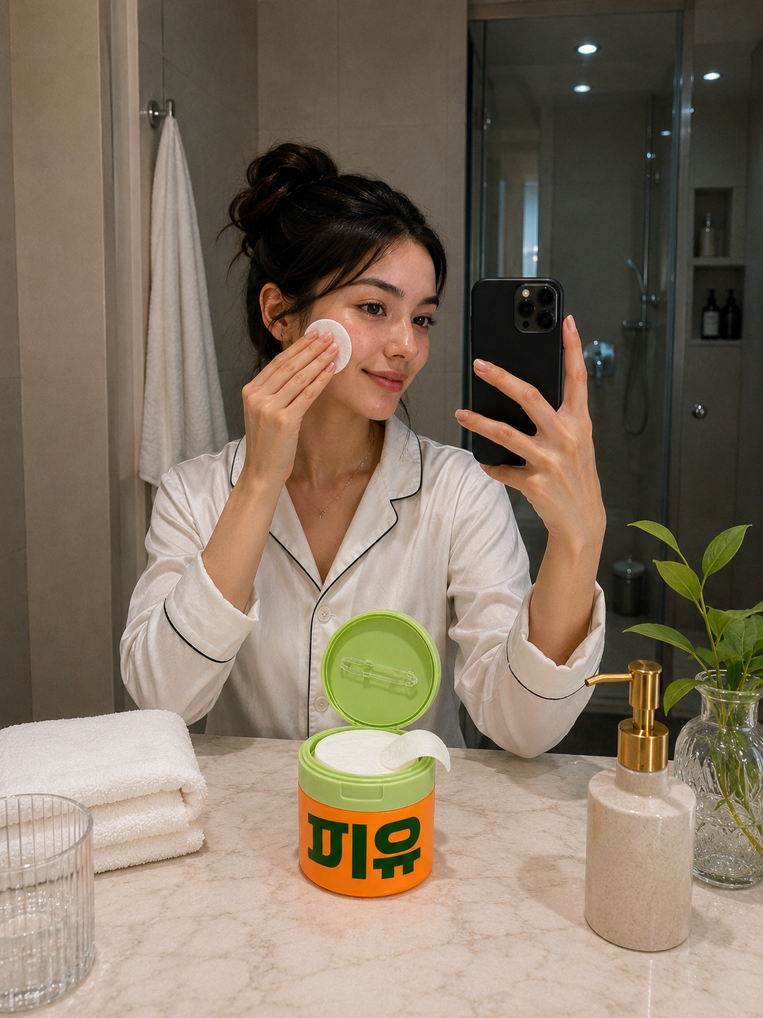 Snail Mucin & Peptide Brightening Toner Pads