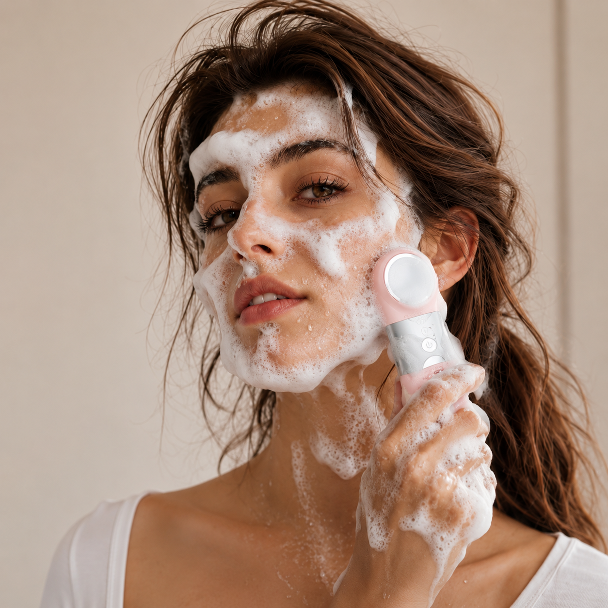 Lupetal Sonic Facial Cleanser | Heat, Cooling & Deep Cleansing Device